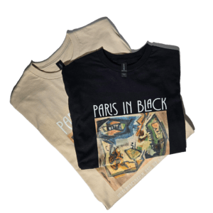 Paris in Black T-shirts (beige and black versions)